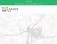Tablet Screenshot of geckopest.com